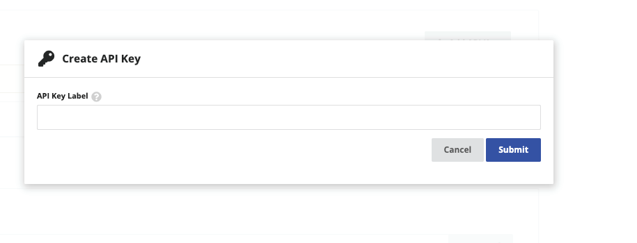 Create API Label